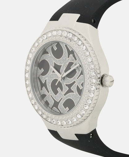 Guess hodinky s diamanty Stříbrná 2