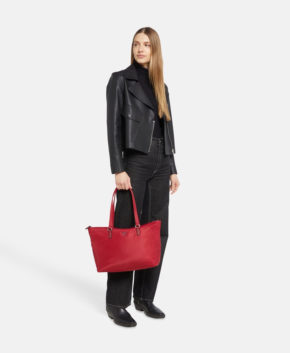 Emporio Armani kabelka tote Červená 5
