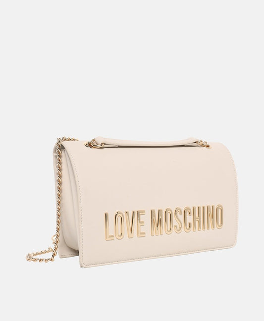 Love Moschino kabelka přes rameno Bílá vlna 1