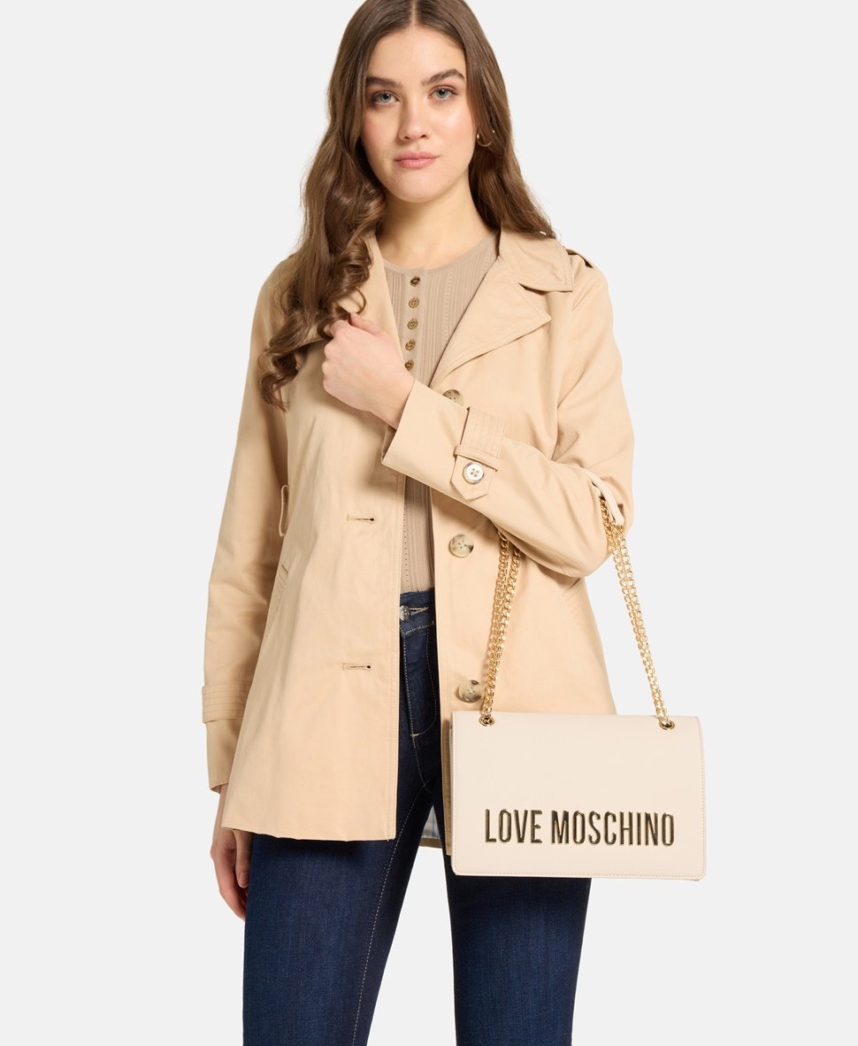 Love Moschino kabelka přes rameno Bílá vlna 5