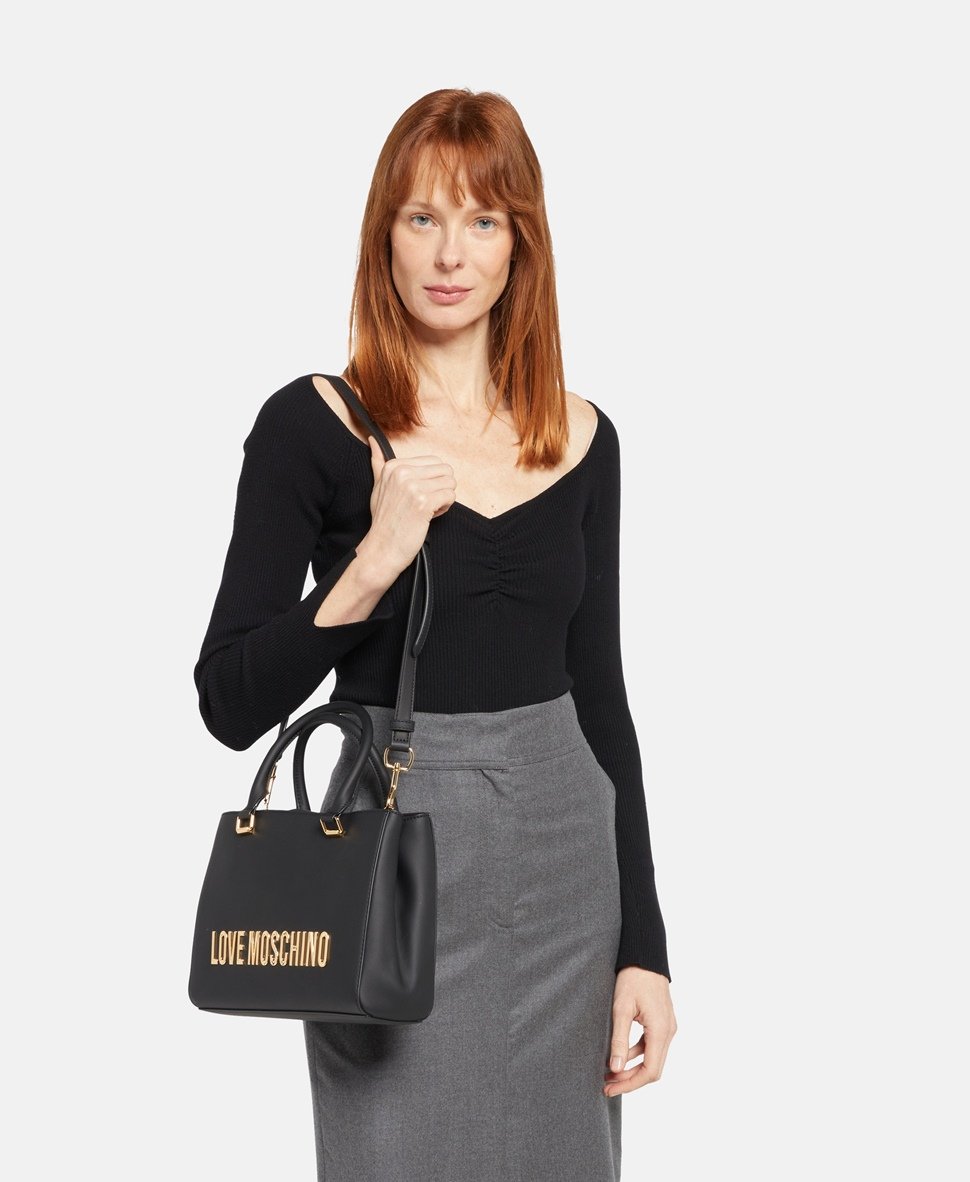 Love Moschino kabelka tote Černá 5