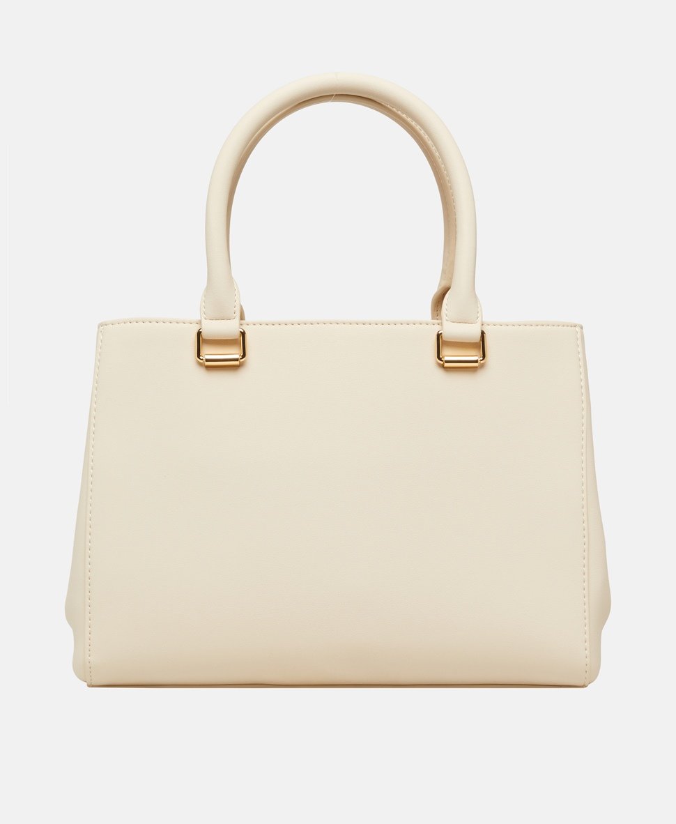 Love Moschino kabelka tote Bílá vlna 4