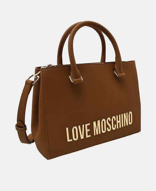 Love Moschino kabelka tote Hnědá 1