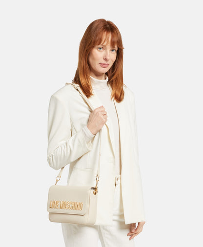 Love Moschino kabelka přes rameno Bílá vlna 5