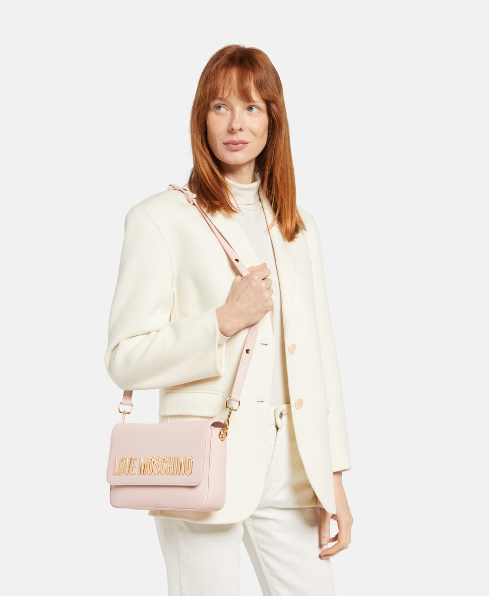 Love Moschino kabelka přes rameno Starorůžová 5