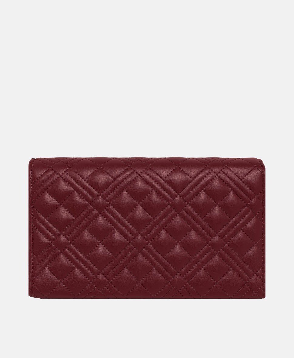 Love Moschino kabelka přes rameno Bordó 4