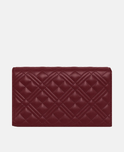 Love Moschino kabelka přes rameno Bordó 4