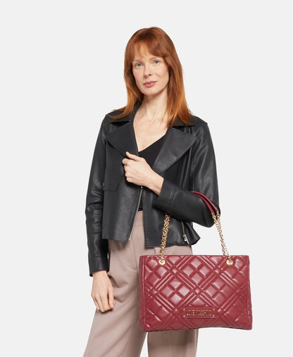 Love Moschino kabelka tote Bordó 5