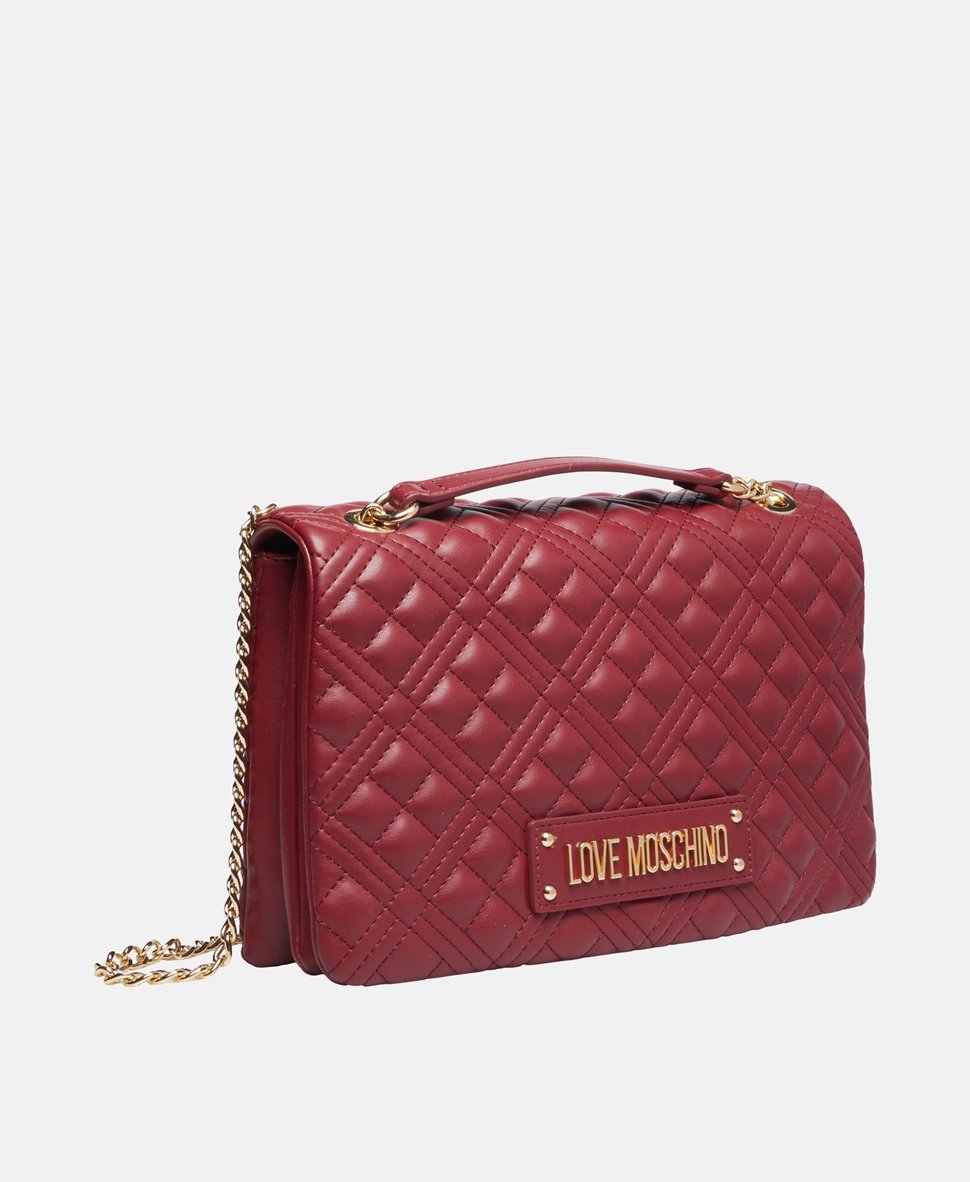 Love Moschino kabelka přes rameno Bordó 1