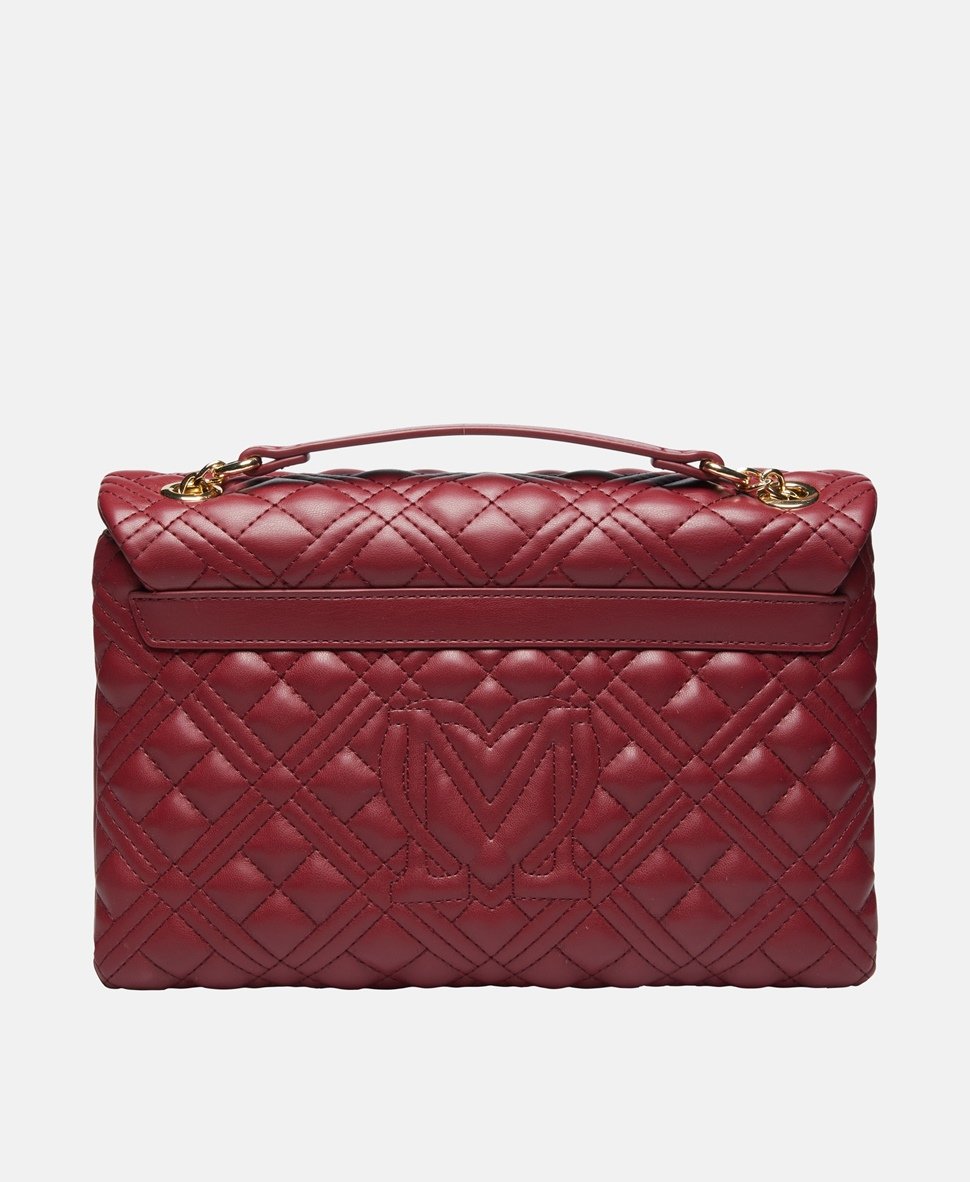 Love Moschino kabelka přes rameno Bordó 4