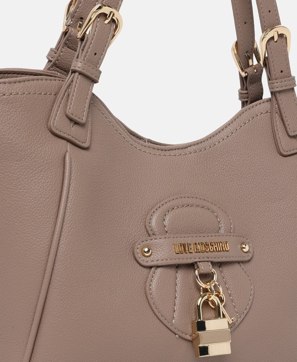 Love Moschino kabelka tote Taupe 2