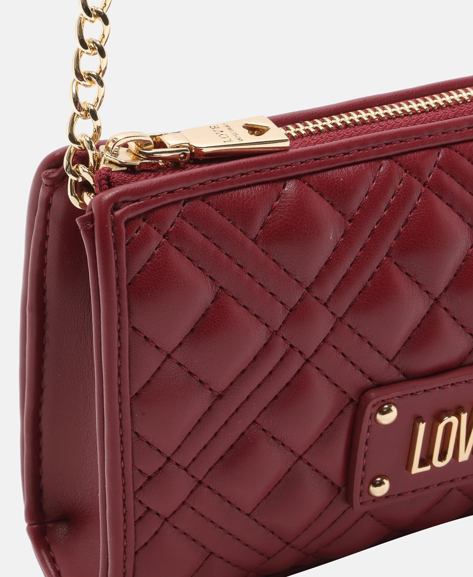 Love Moschino kabelka přes rameno Bordó 2