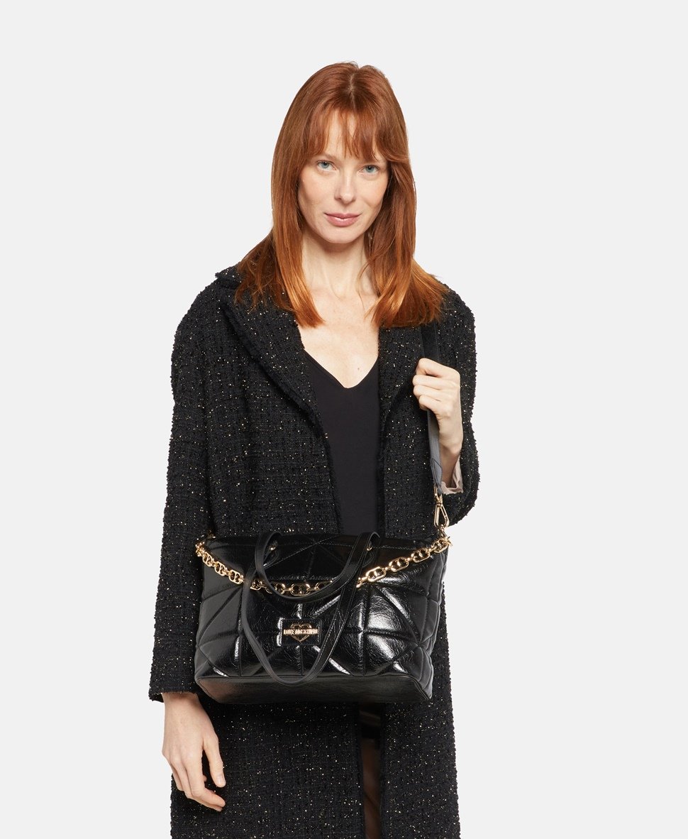 Love Moschino kabelka přes rameno Černá 5