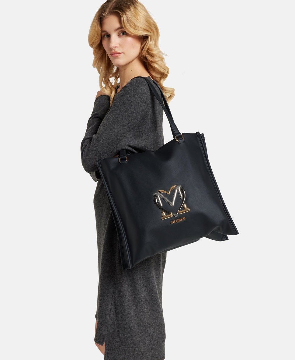 Love Moschino kabelka tote Černá 5
