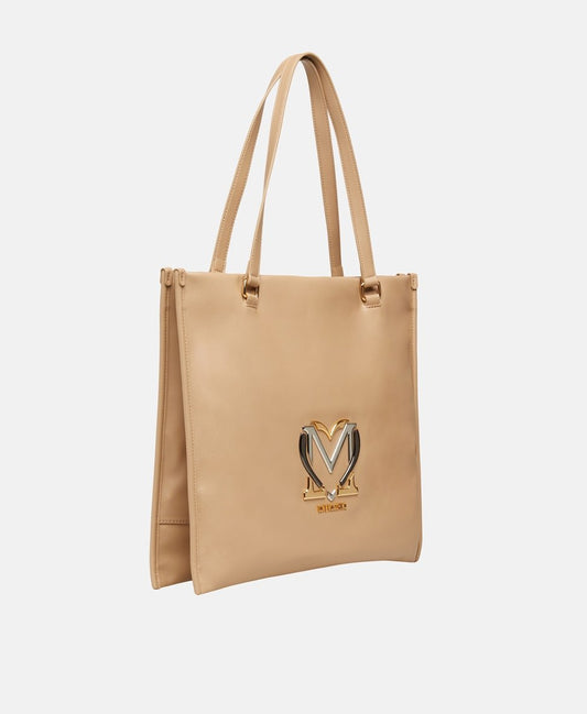 Love Moschino kabelka tote Bílá vlna 1