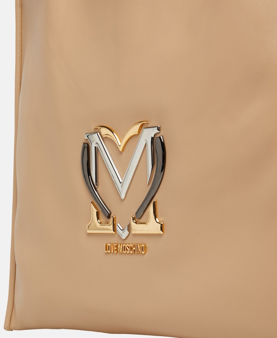 Love Moschino kabelka tote Bílá vlna 2