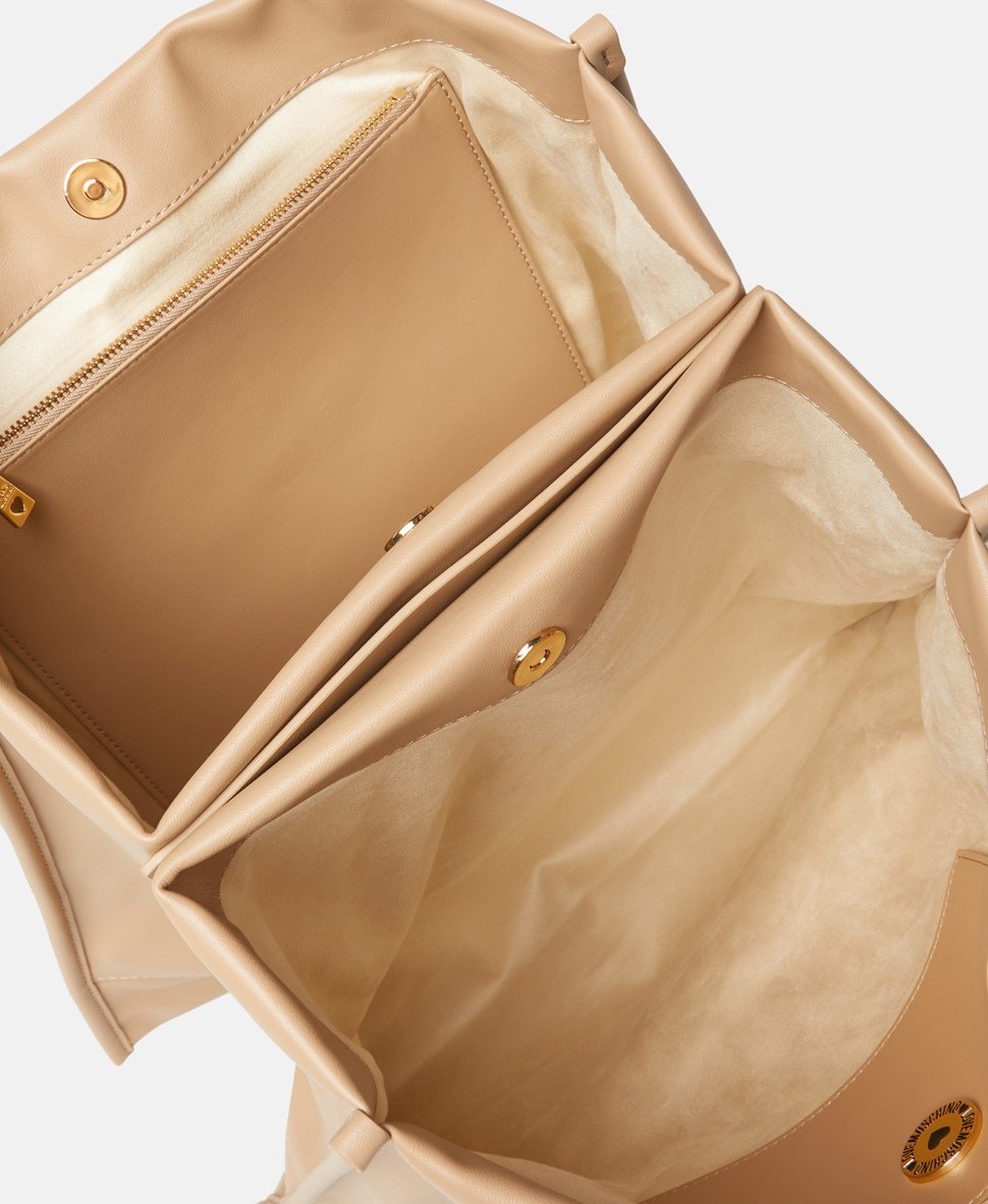 Love Moschino kabelka tote Bílá vlna 3