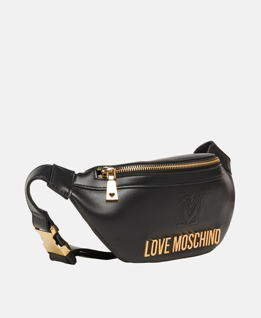 Love Moschino kožená ledvinka Černá 1