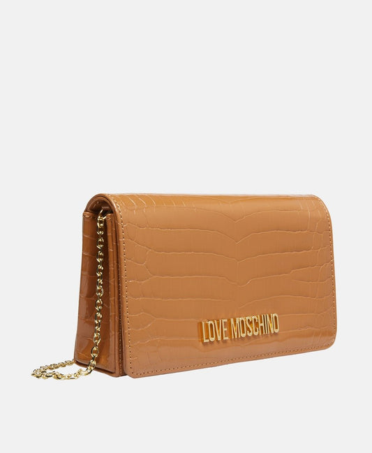 Love Moschino kabelka přes rameno Hnědá 1