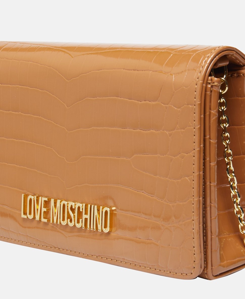 Love Moschino kabelka přes rameno Hnědá 2