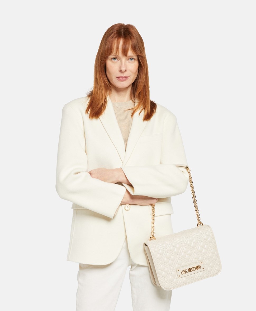 Love Moschino kabelka Bílá vlna 5