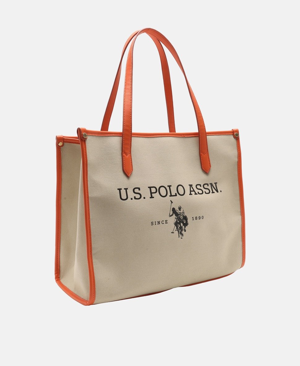 U.S. Polo Assn. kabelka shopper Bílá vlna 1