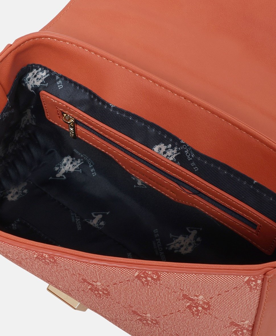 U.S. Polo Assn. kabelka přes rameno Oranžová 3