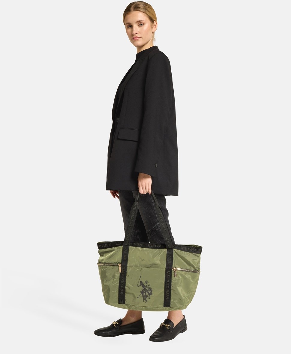 U.S. Polo Assn. kabelka shopper Zelená 5