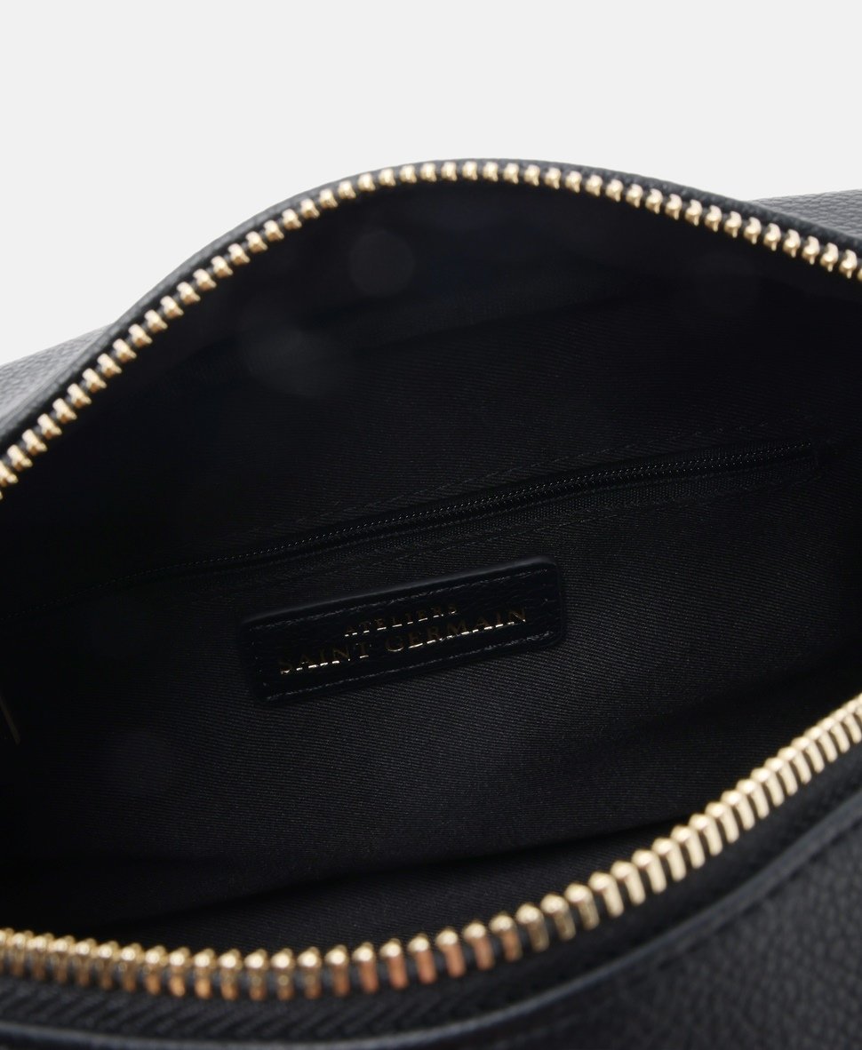 Ateliers Saint Germain kožená taška na prádlo Černá 3