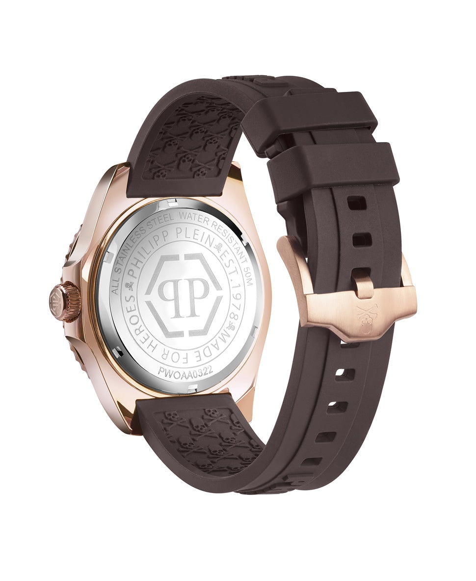 Philipp Plein hodinky Hnědá 3