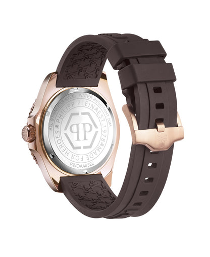 Philipp Plein hodinky Hnědá 3