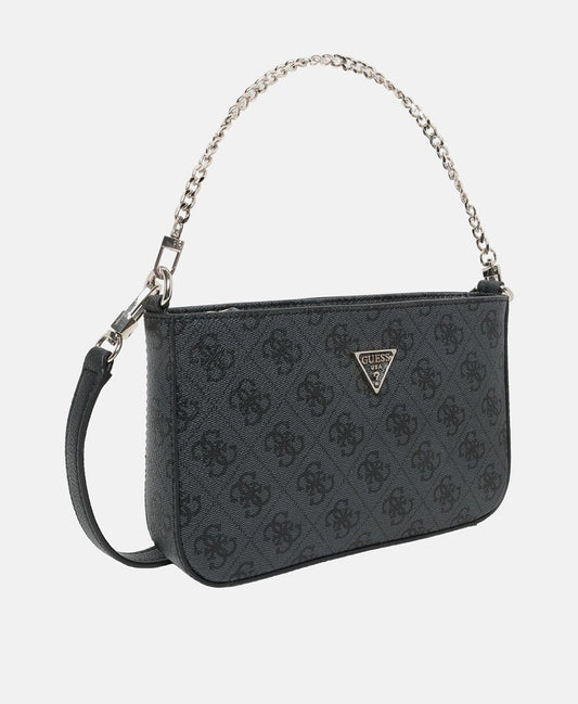 Guess kabelka přes rameno Tmavě šedá 1
