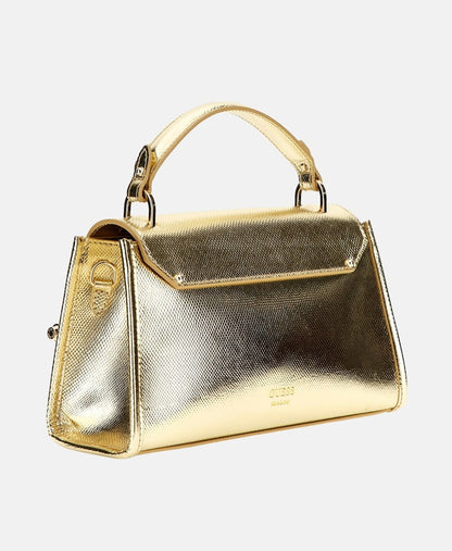 Guess kožená kabelka Zlatá 4