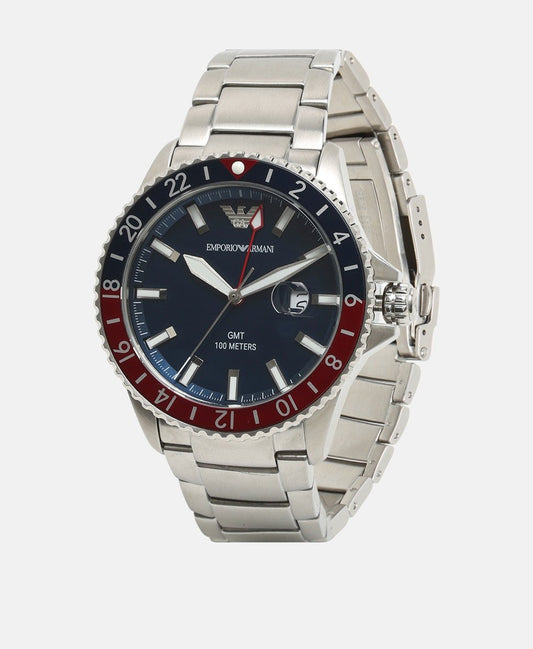 Emporio Armani hodinky Stříbrná 1