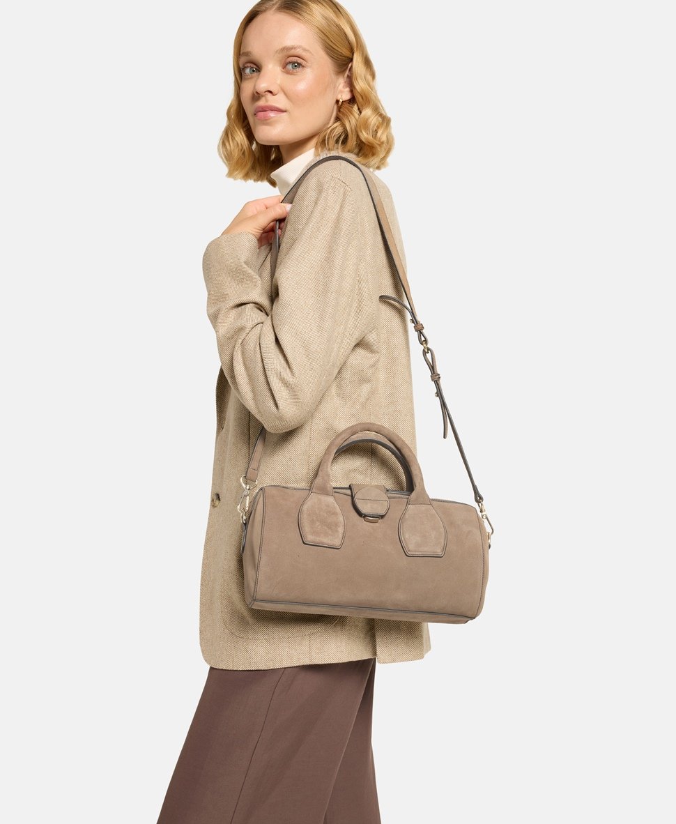 Kate Lee kožená taška weekender Tan 5