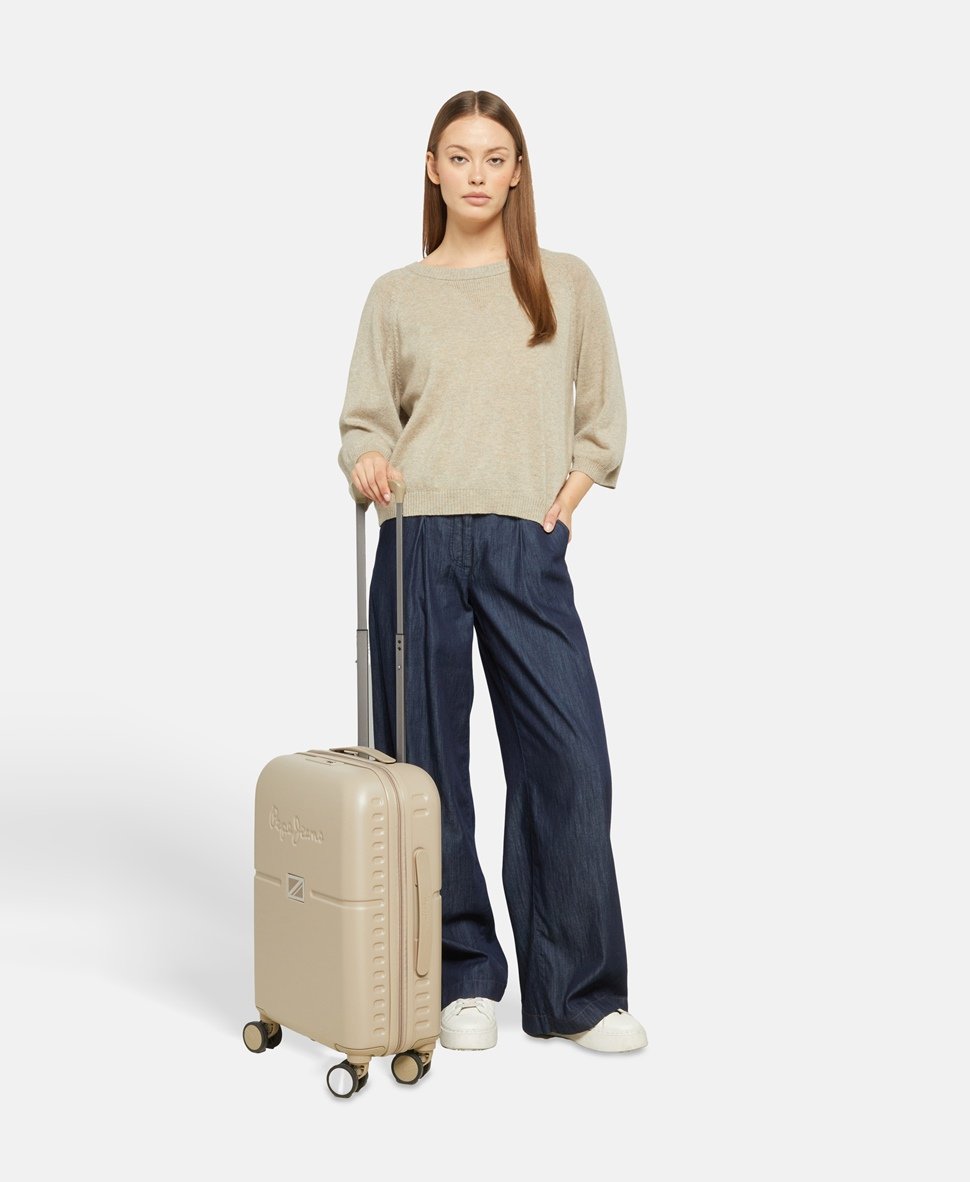 Pepe Jeans příruční kufr Béžová 6