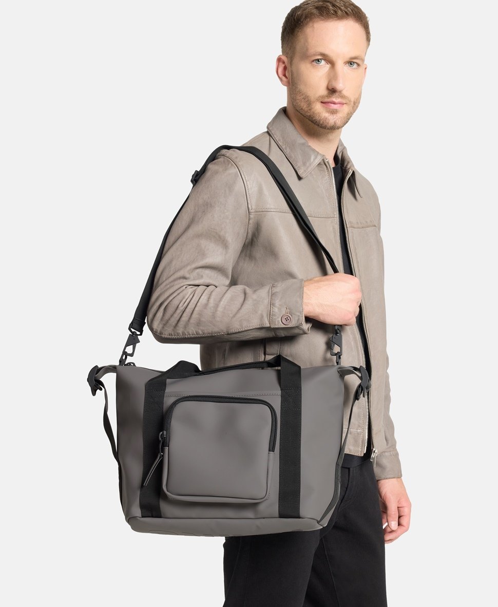 Rains taška weekender Šedá 5