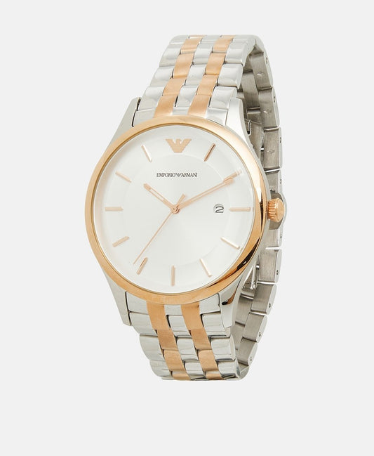 Emporio Armani hodinky Stříbrná 1