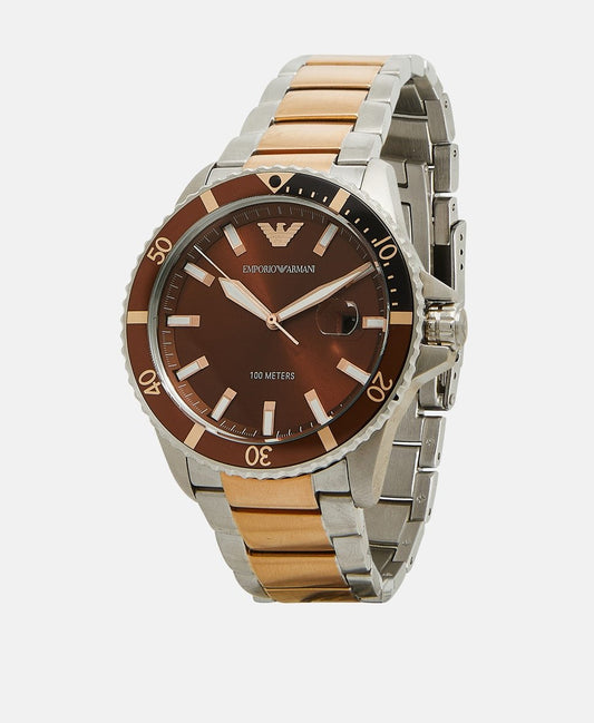 Emporio Armani hodinky Stříbrná 1