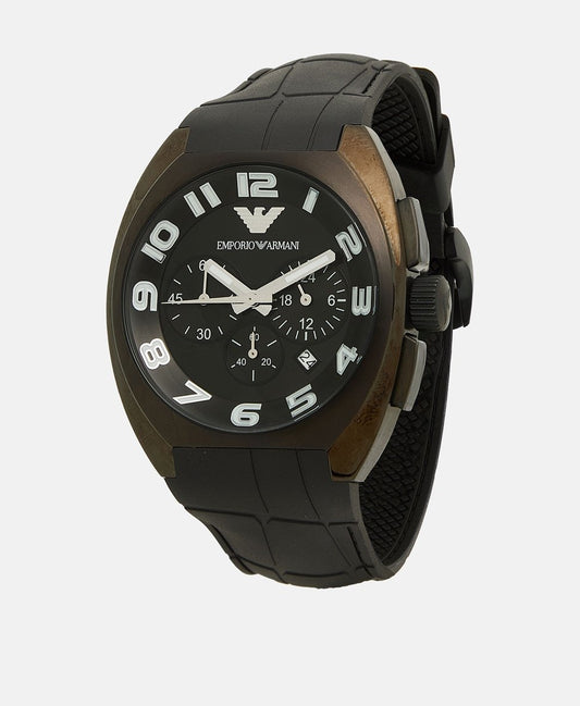 Emporio Armani hodinky Černá 1