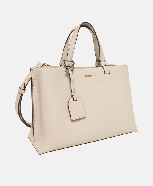 DKNY kožená kabelka Taupe 1