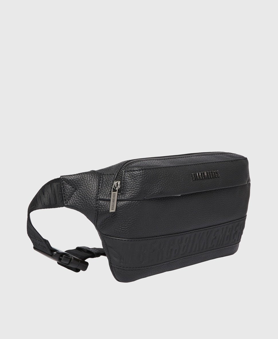 Bikkembergs kožená ledvinka Černá 1