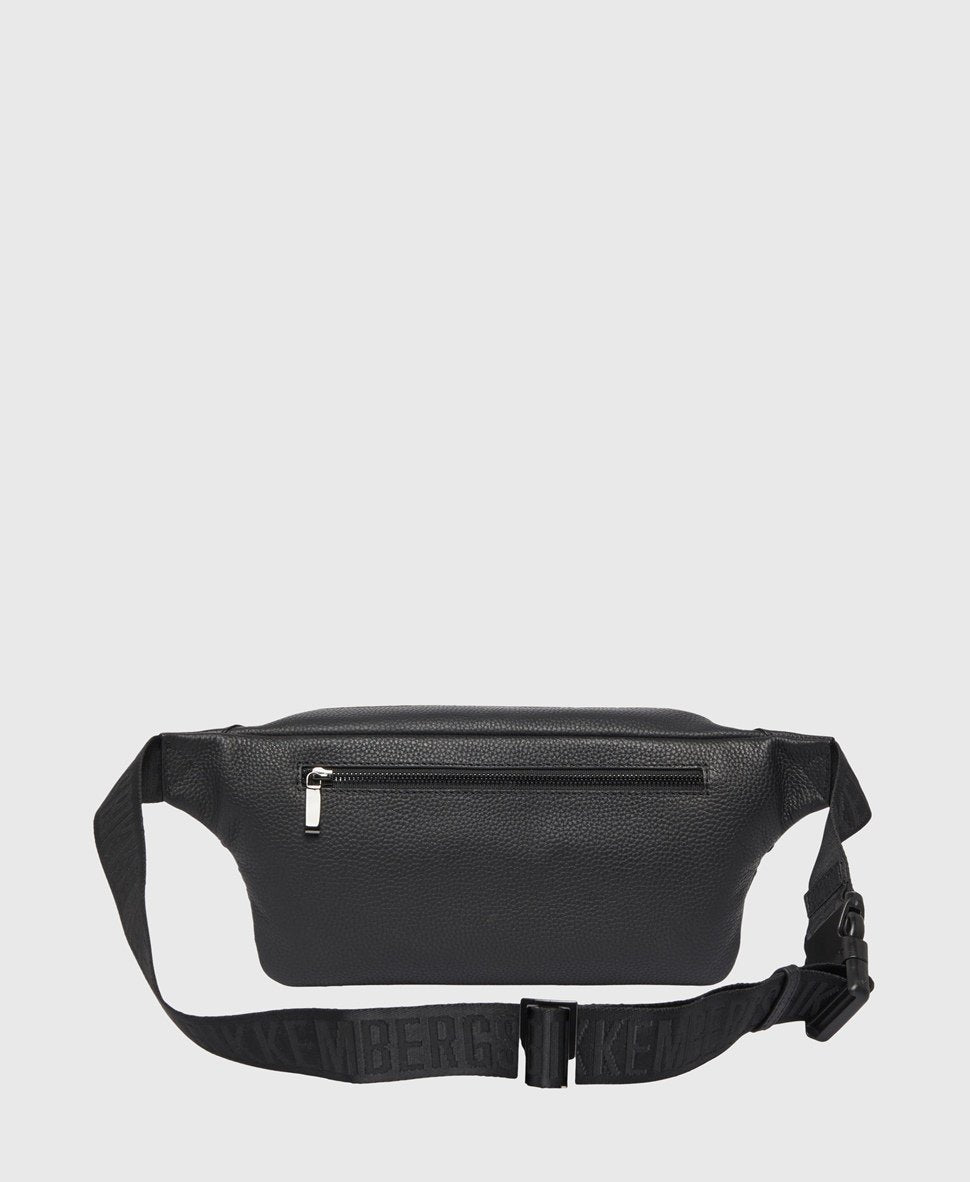 Bikkembergs kožená ledvinka Černá 4